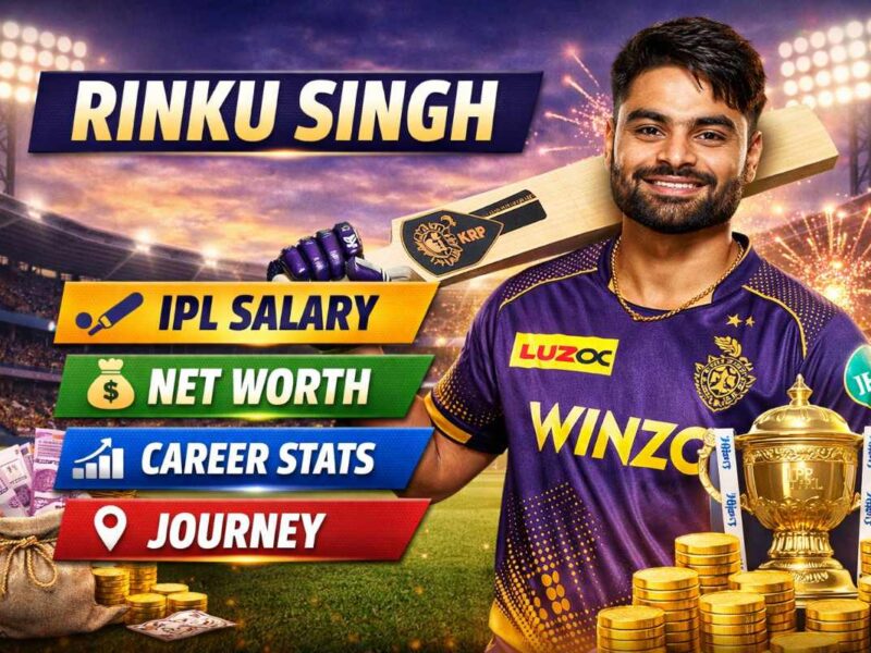 Rinku Singh IPL Salary, Net Worth, Career Stats & Journey (2026)